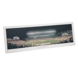 NE Patriots Opening Night 2002 Gillette Stadium Unframed Panoramic Poster 27x9.5